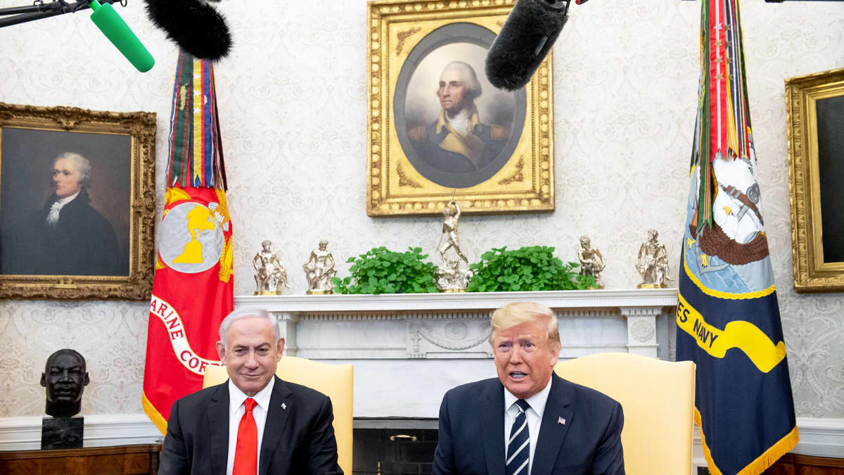 Donald Trump ja Benjamin Netanjahu
