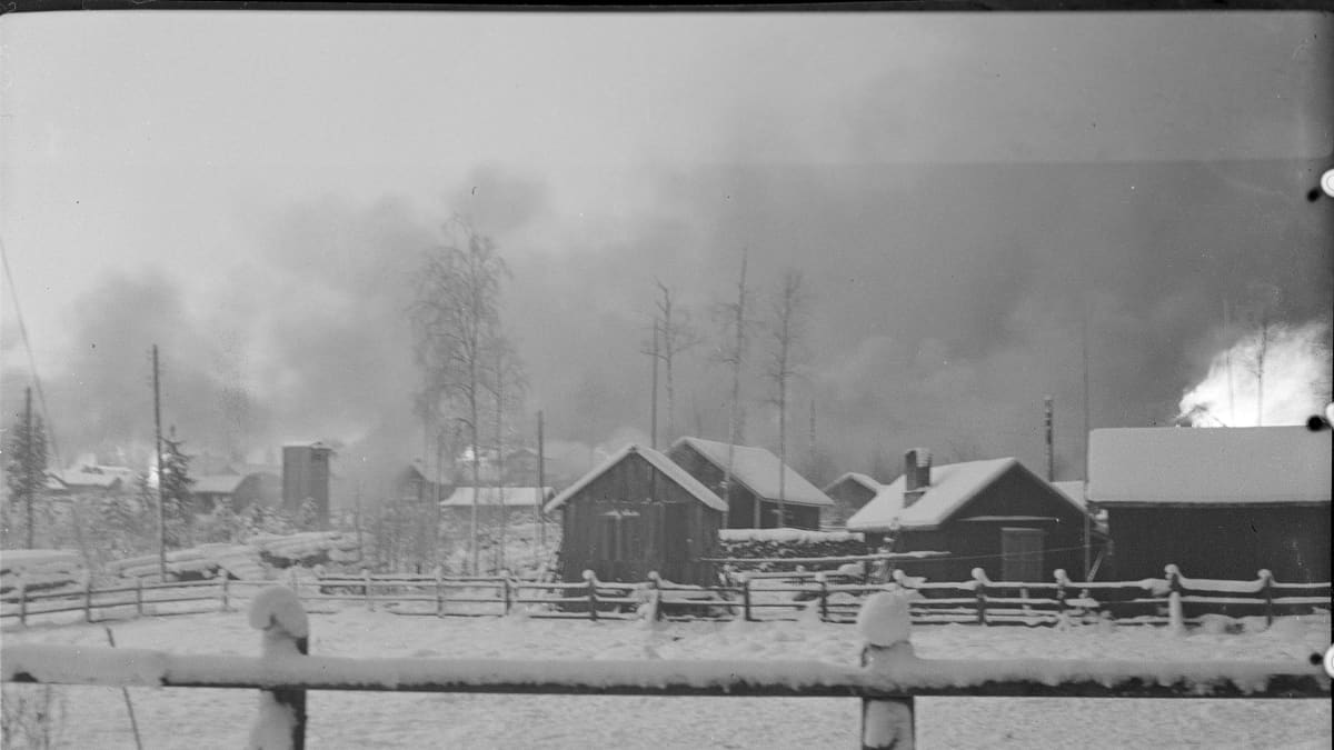 Suvilahti palaa 2.12.1939