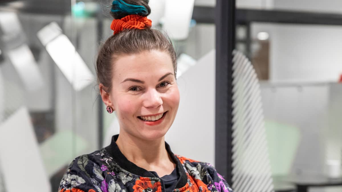 Emilia Kujala Yle Kuopion toimituksessa.