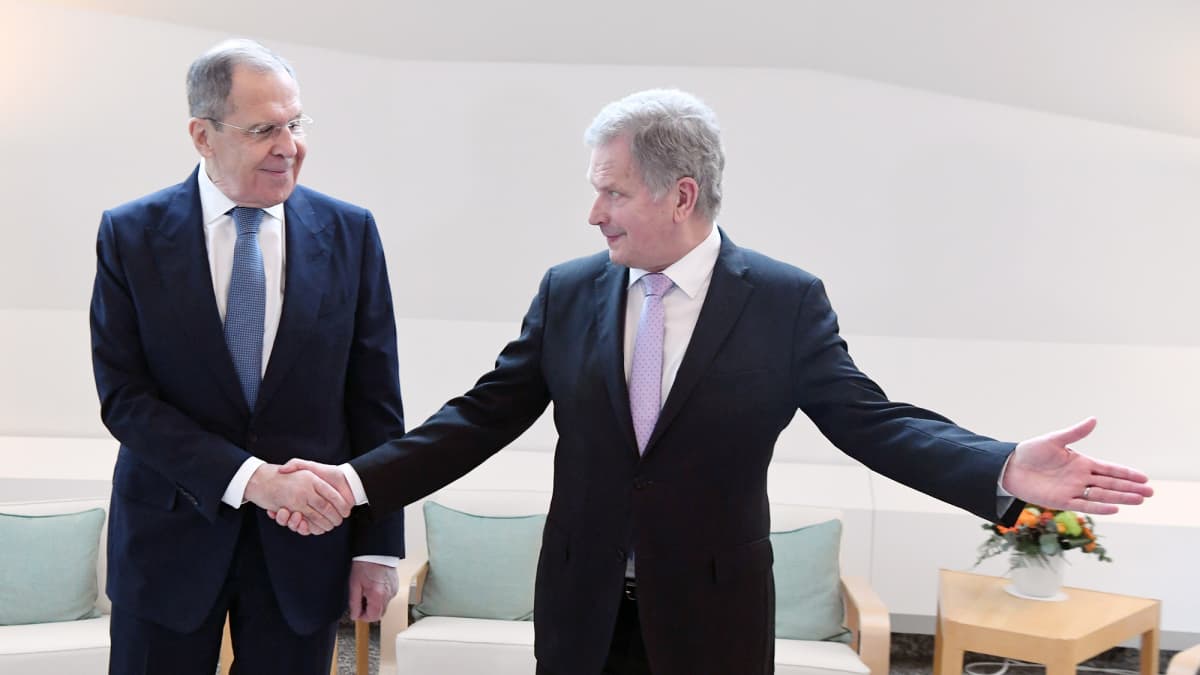 Sergei Lavrov ja Sauli Niinistö tapaavat Mäntyniemessä.