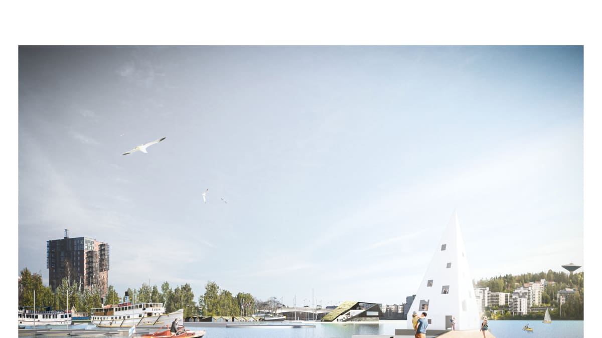 Jyväskylän sataman luonnoksen visualisointi