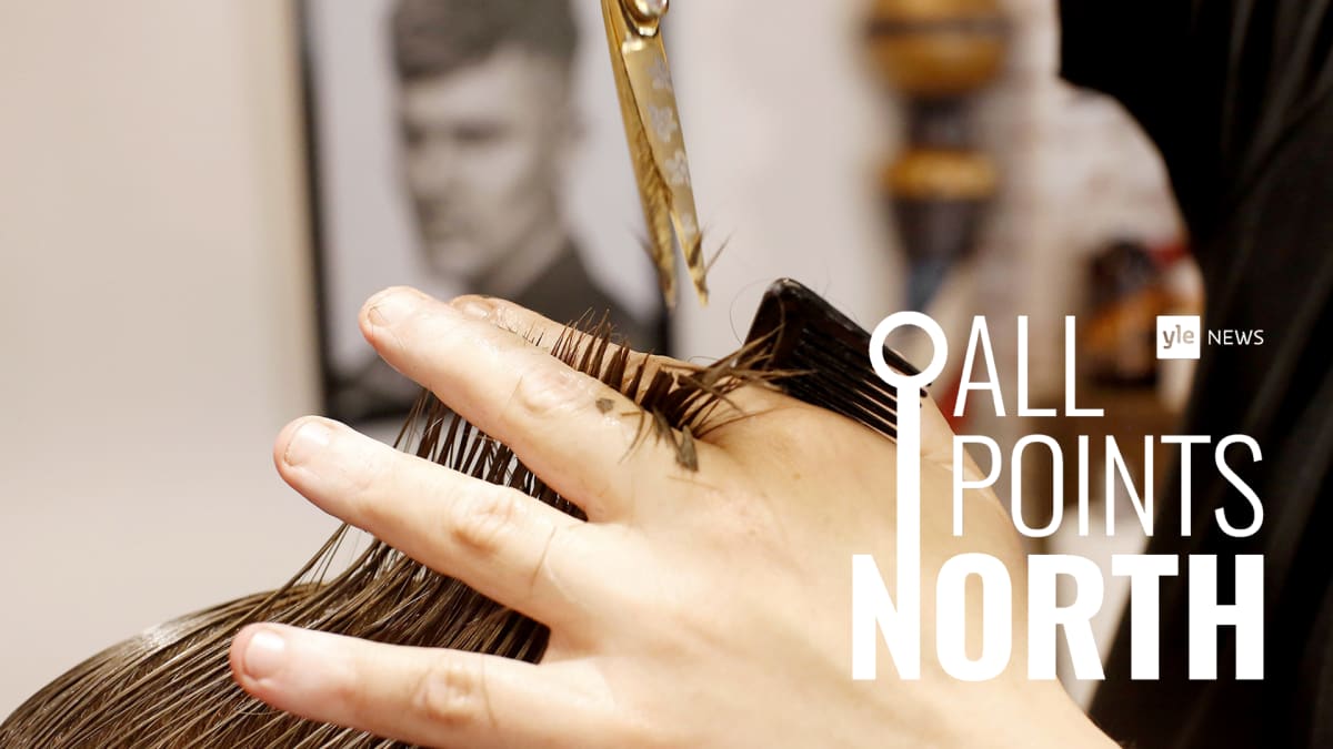 At the barber shop