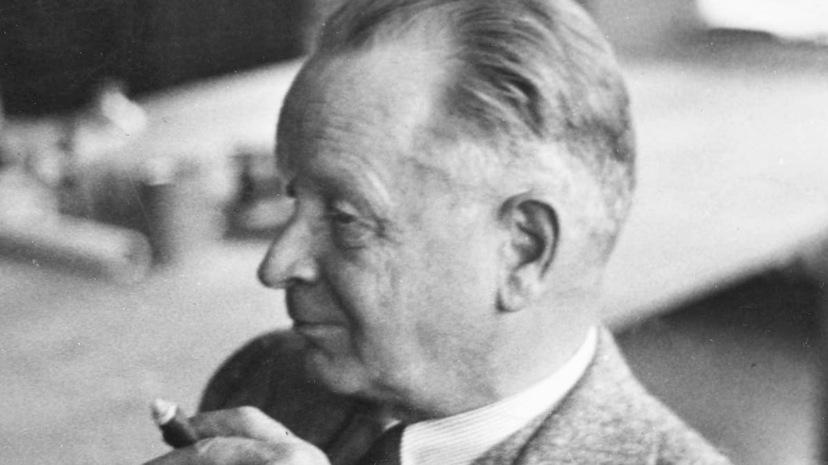 Arkkitehti Eliel Saarinen. 