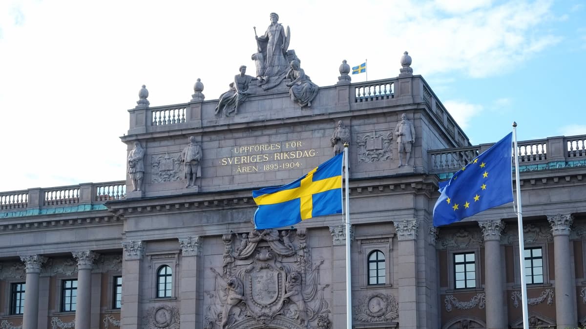 Ruotsin valtiopäivätalo.