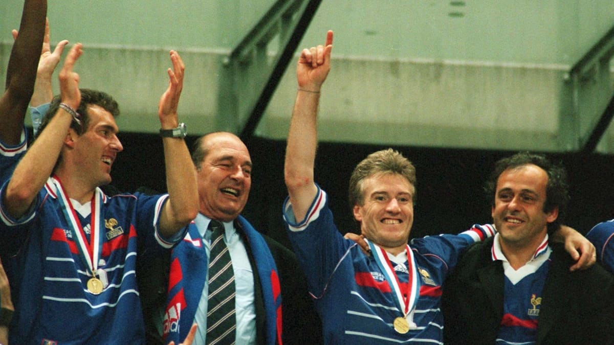 Ranska juhlii maailmanmestaruutta 1998