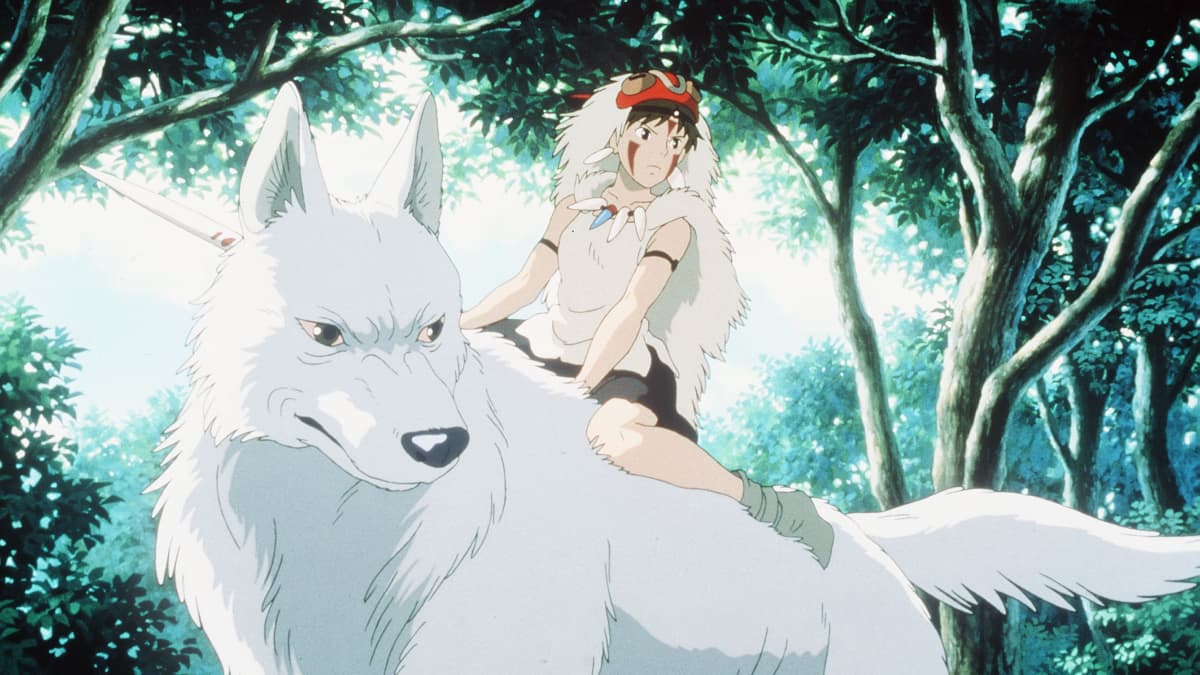 Hayao Miyazakin elokuva Prinsessa Mononoke.