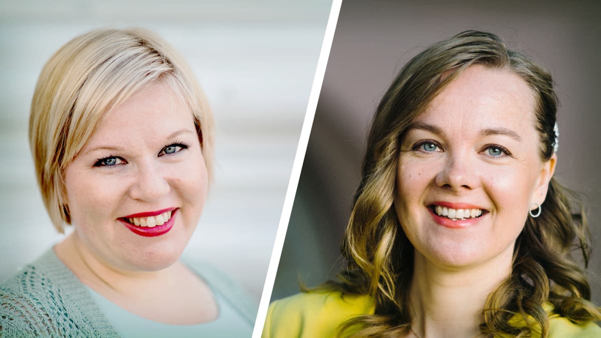 Keskustan Annika Saarikko ja Katri Kulmuni.