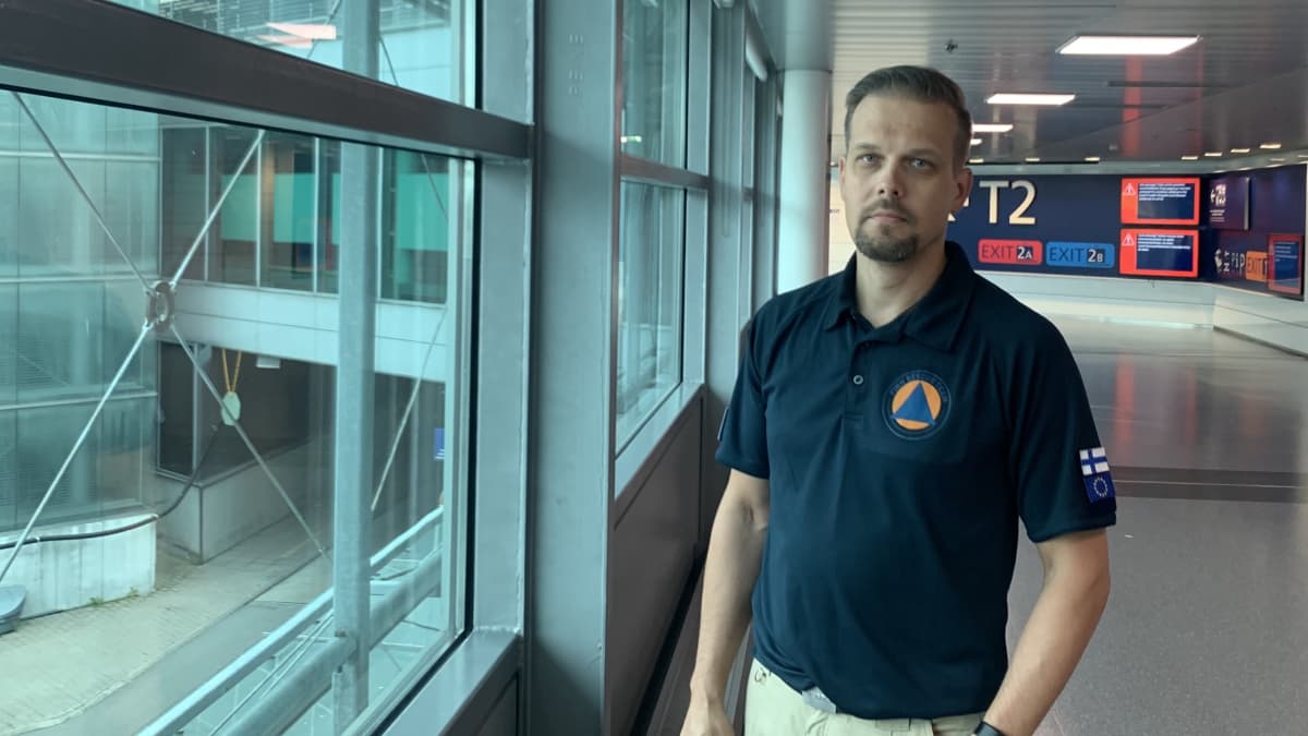 Tero Lähdesmäki on yksi suomalaisen asiantuntijaryhmän jäsenistä, joka työskentelee Beirutissa.