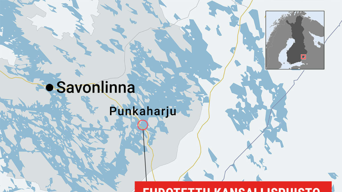 Punkaharjun-Haarikon kansallispuisto, Haarikko, Punkaharju, Etelä-Karjala, Rautjärvi, Kouvola, ympäristönsuojelu