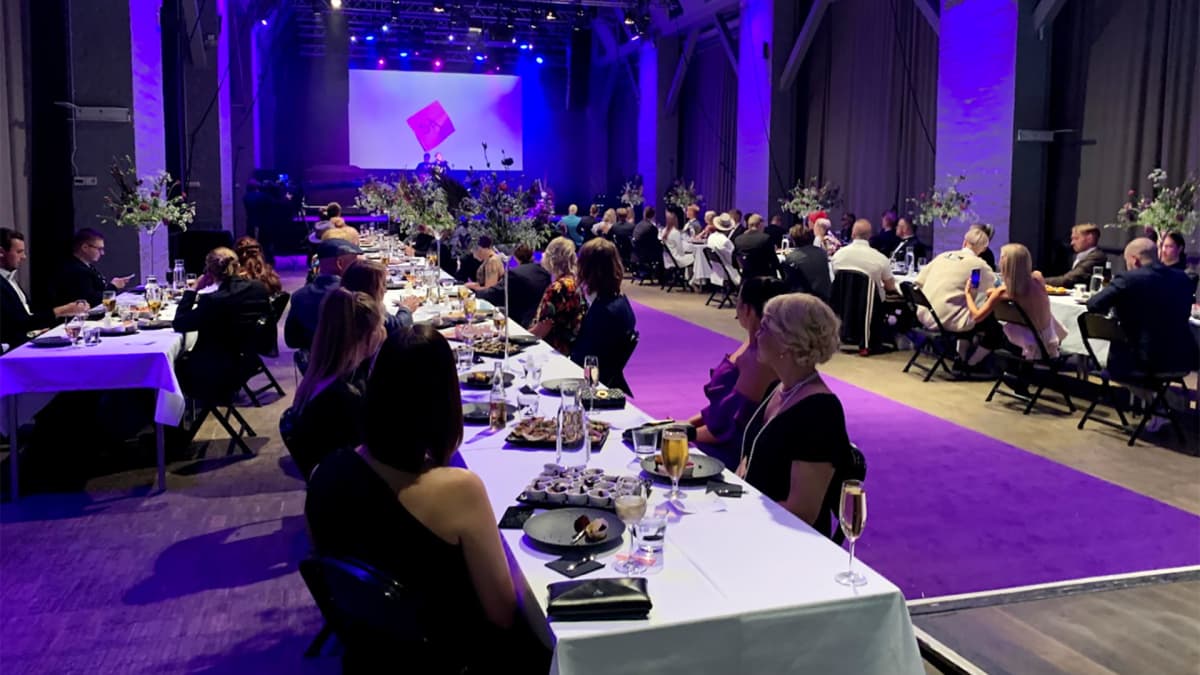 YouTube-gaala Creator Awards Finland Helsingissä Korjaamolla.