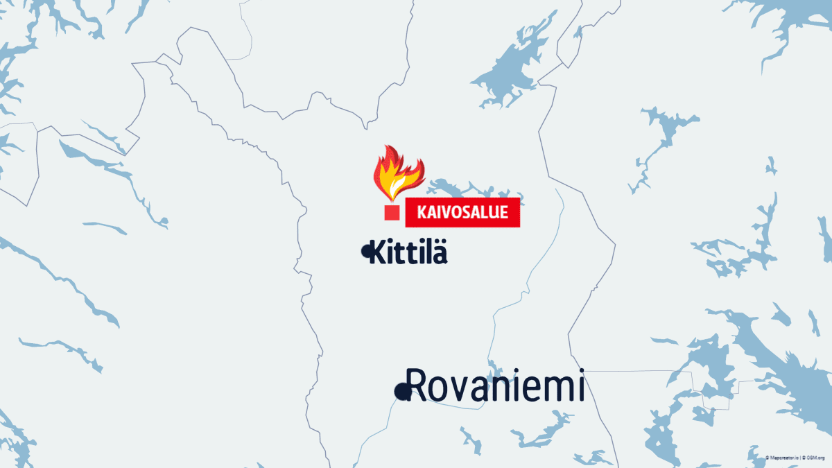Kittilän kultakaivoksella syttyi tulipalo kilometrin syvyydessä – Koko  kaivos evakuoitiin | Yle Uutiset