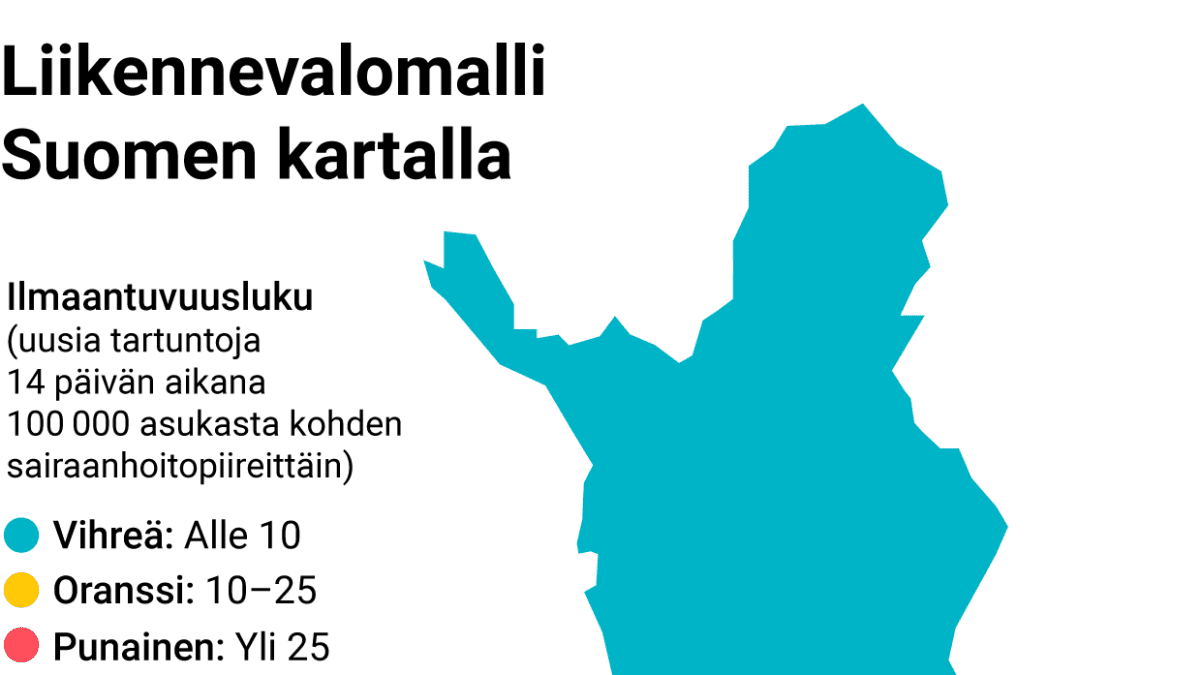 Neljä Suomen maakuntaa on nyt Italian veroisia koronariskiltään – Katso  miltä kotimaakuntasi tilanne näyttää THL:n liikennevalomallin perusteella