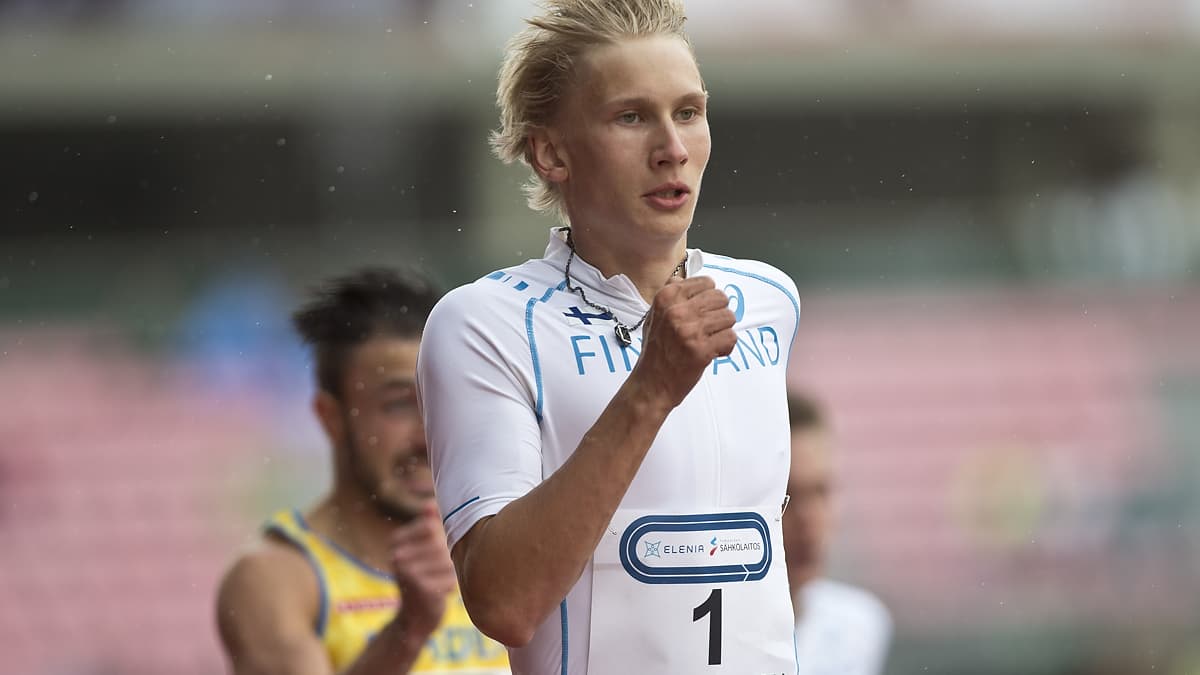 Samuli Samuelsson Ruotsi-ottelussa vuonna 2016 