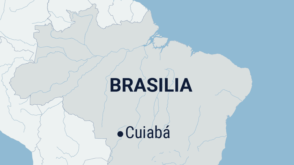 Kartta Brasiliasta.