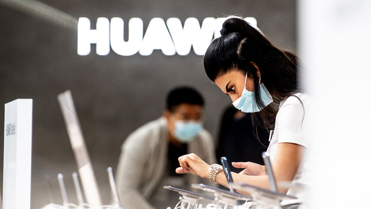 Huawein tuotteita asiteltiin IFA-messuilla Berliininssä syyskuussa.