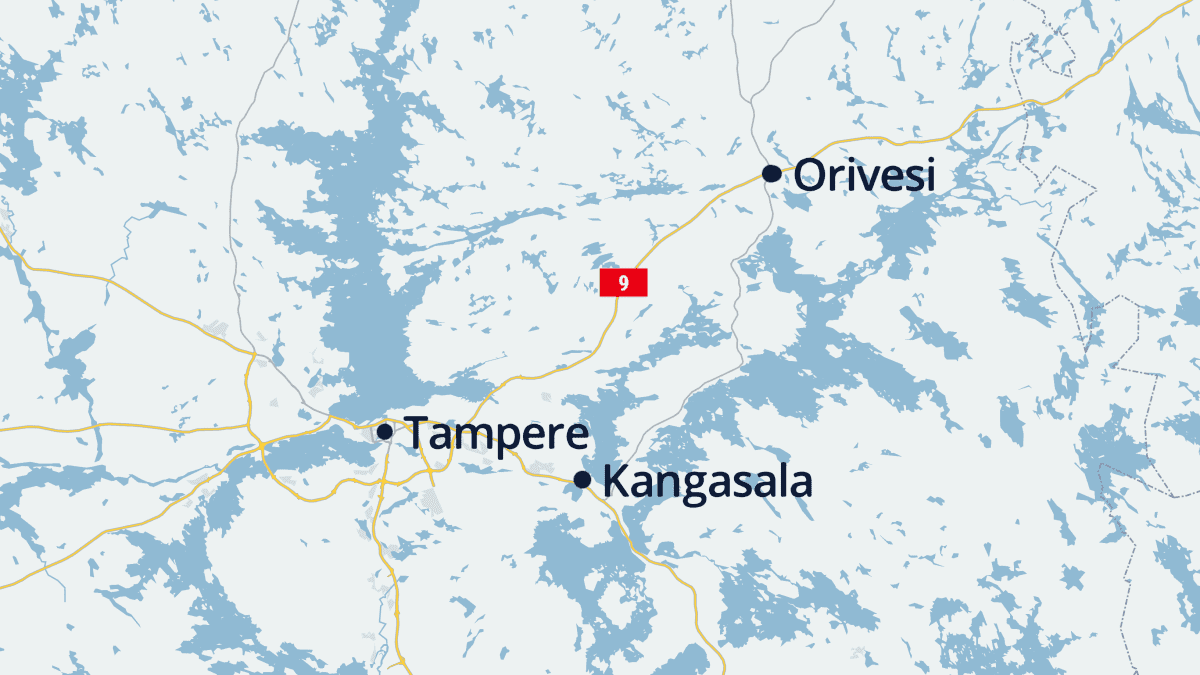 Kartassa orivesi, Kangasala ja Tampere