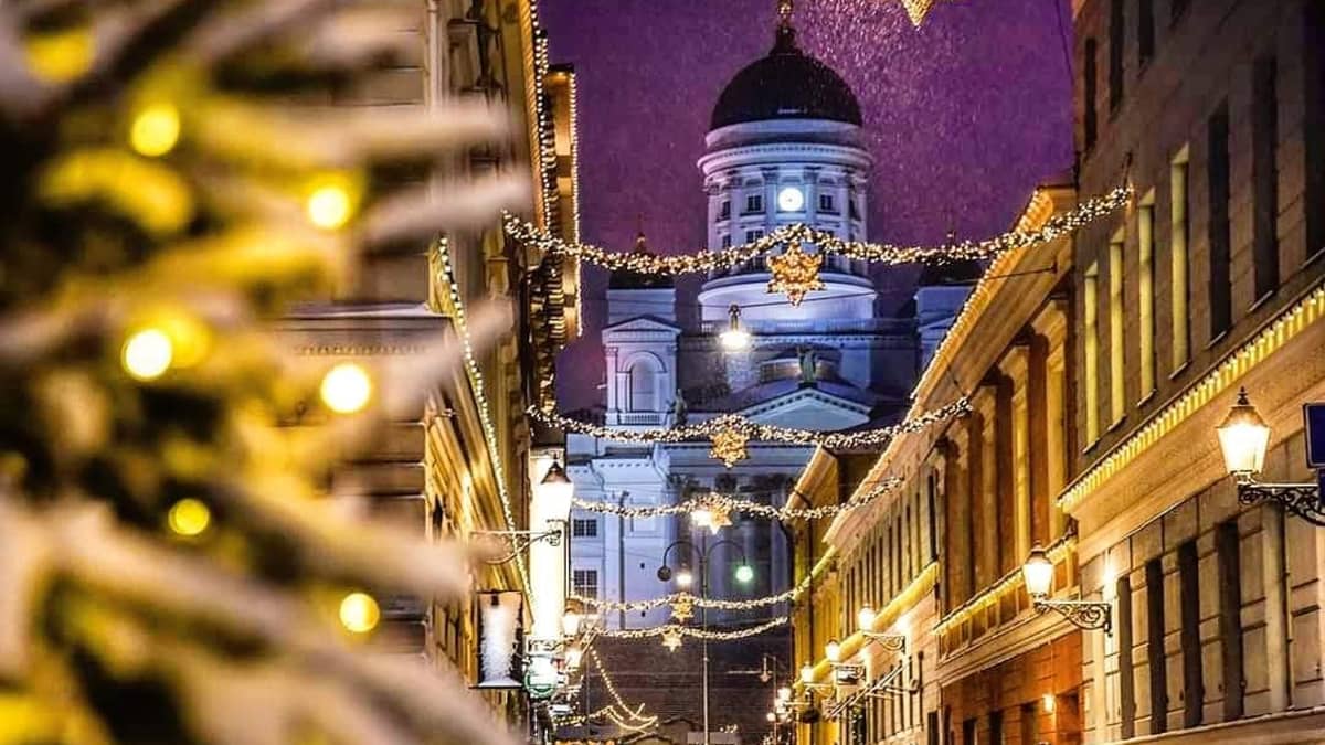 Улица Софианкату перед Рождеством