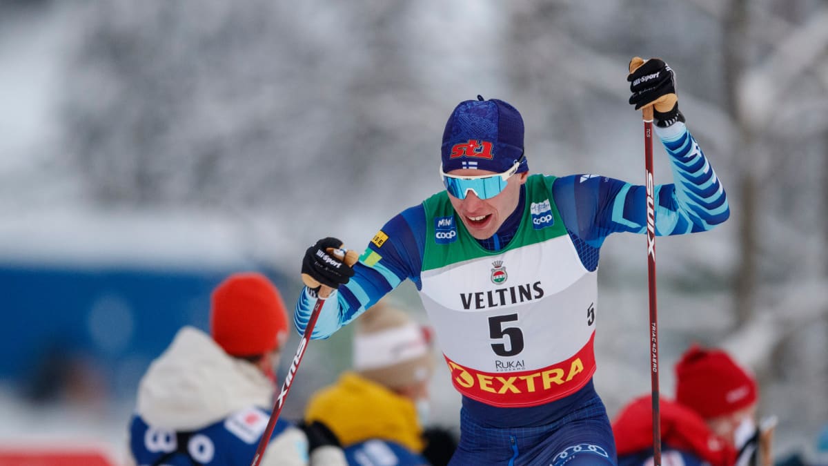Iivo Niskanen oli Rukalla jälleen hiihtomaajoukkueen ykköstykki.