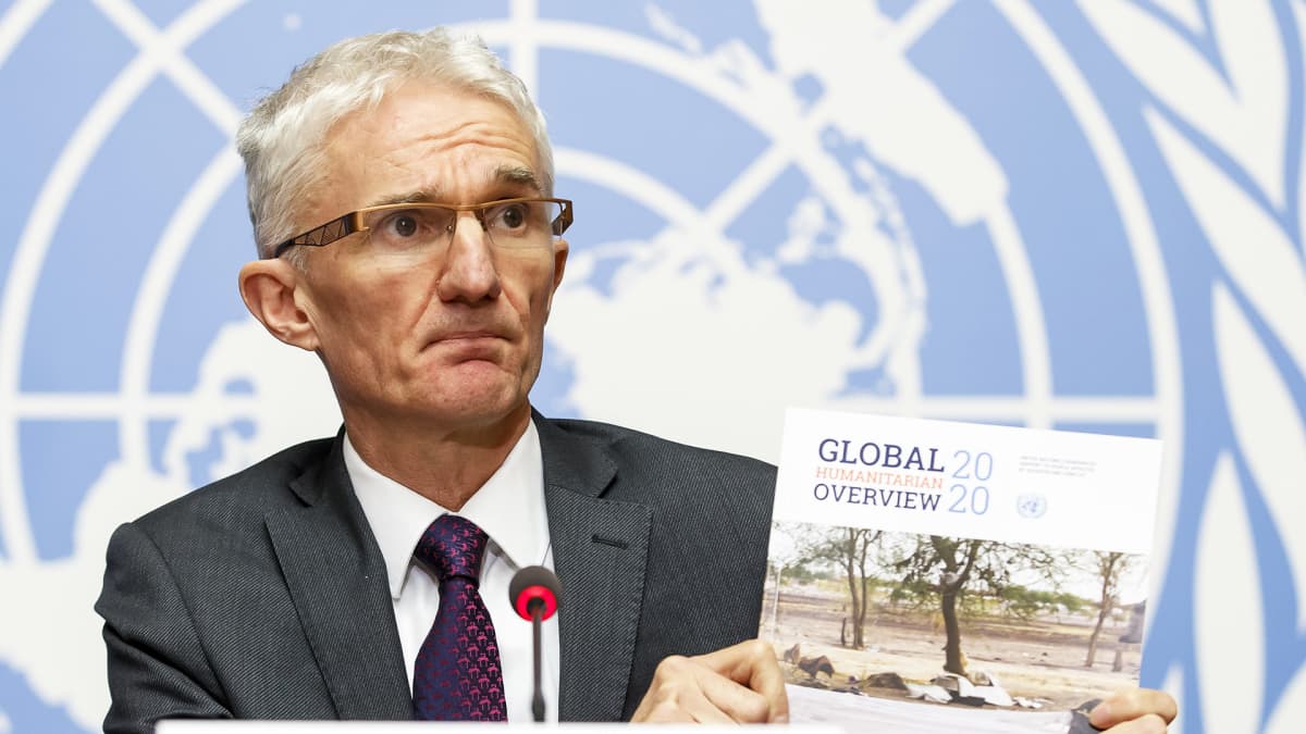 YK-järjestö OCHAn johtaja Mark Lowcock.