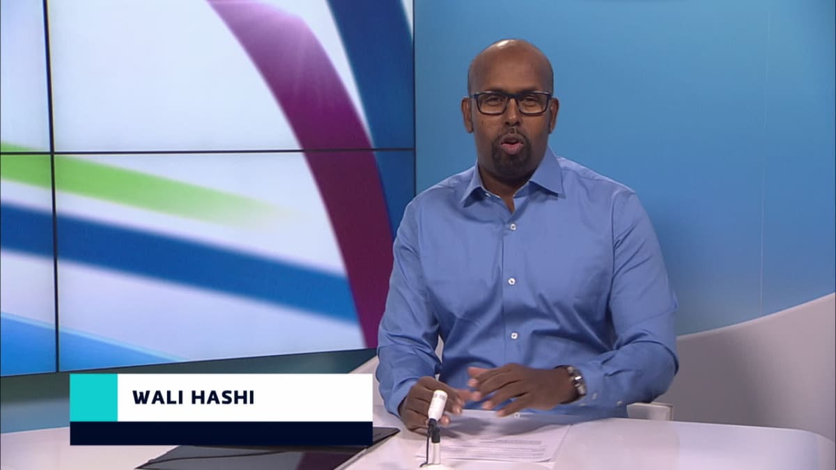 Wali Hashi lukee somalinkielisiä uutisia