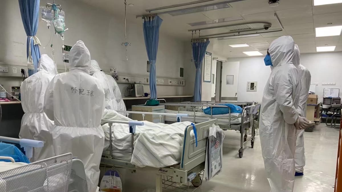 hoitajia kiinalaisessa sairaalassa