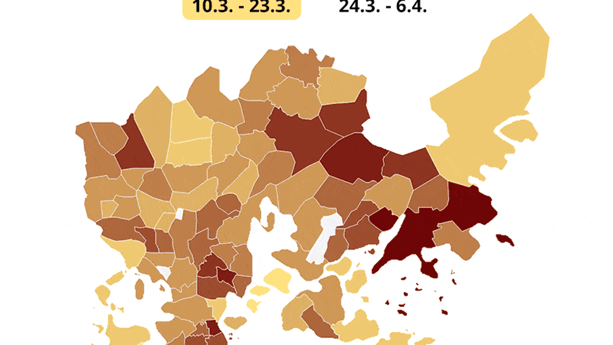 Koronavirustartunnat Helsingissä.