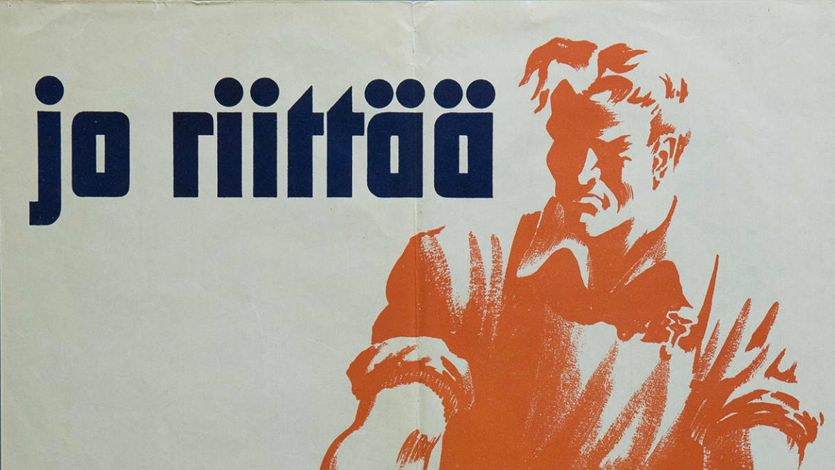 Jo riittää!” - kampanjan juliste