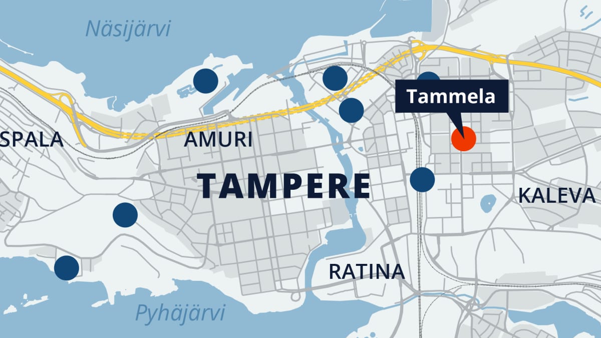 Tampereen kartta, Tammela
