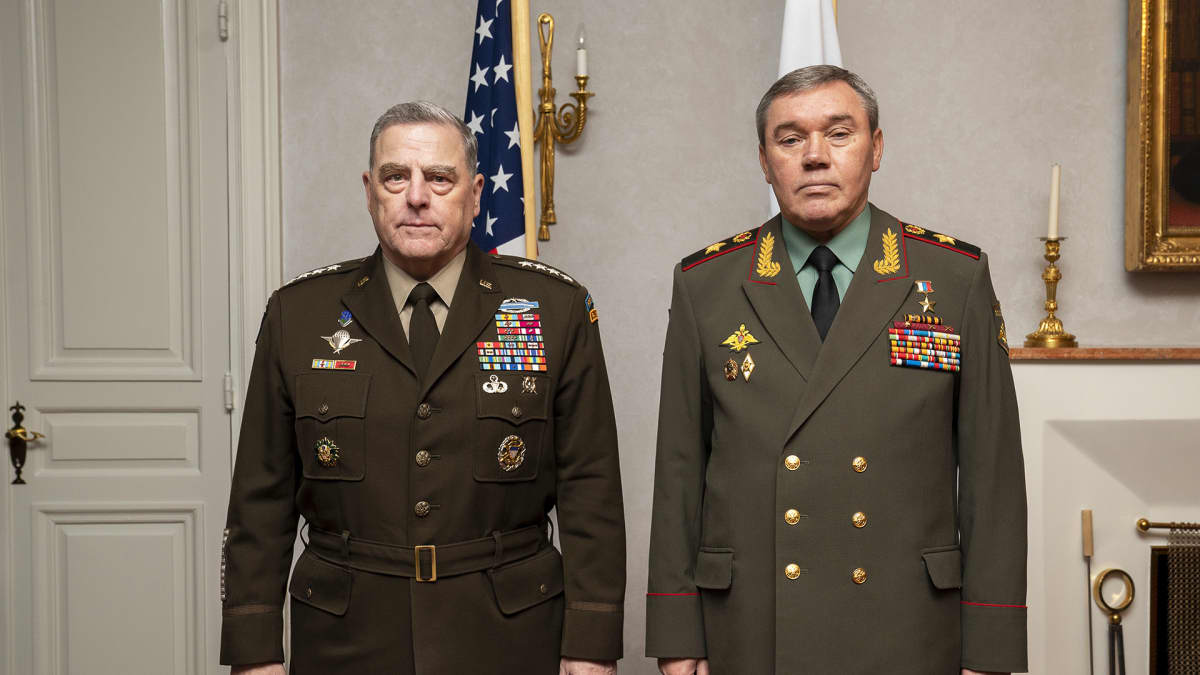 Kenraalit Mark Milley ja Valery Gerasimov.