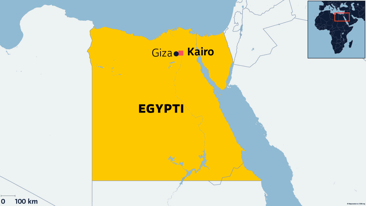 Egyptin kartta.