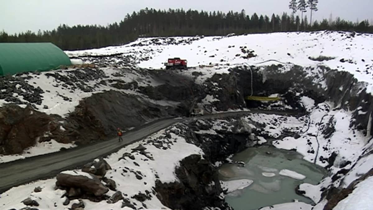 Malmi makaa Särkiniemen kaivoksessa | Yle Uutiset