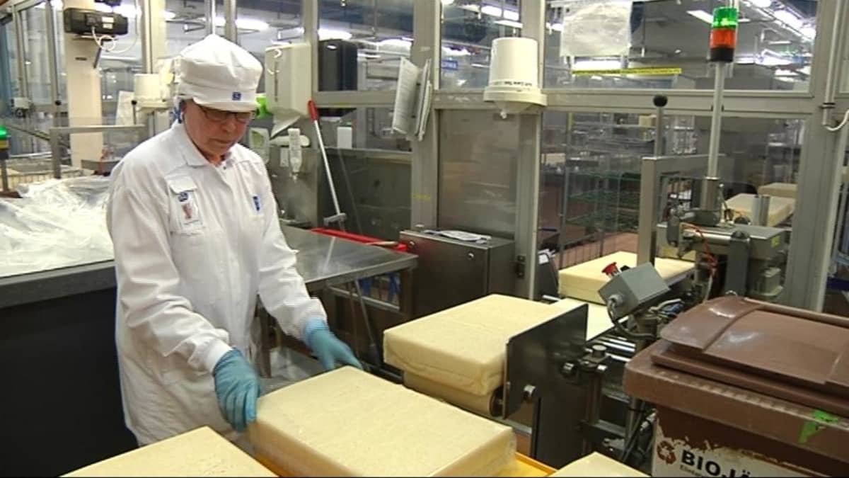 Valion Joensuun-tehdas vie juustoa Venäjälle.