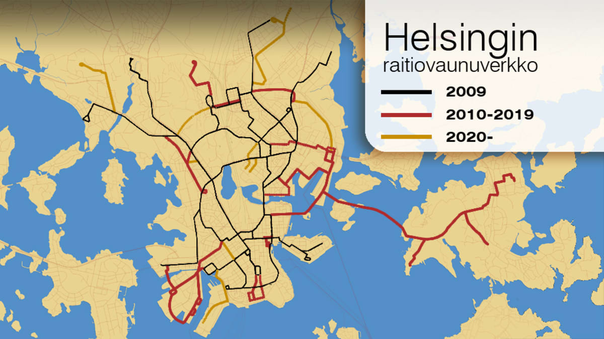 Raitioliikenne paisuu lähes kolmanneksella Helsingissä | Yle Uutiset