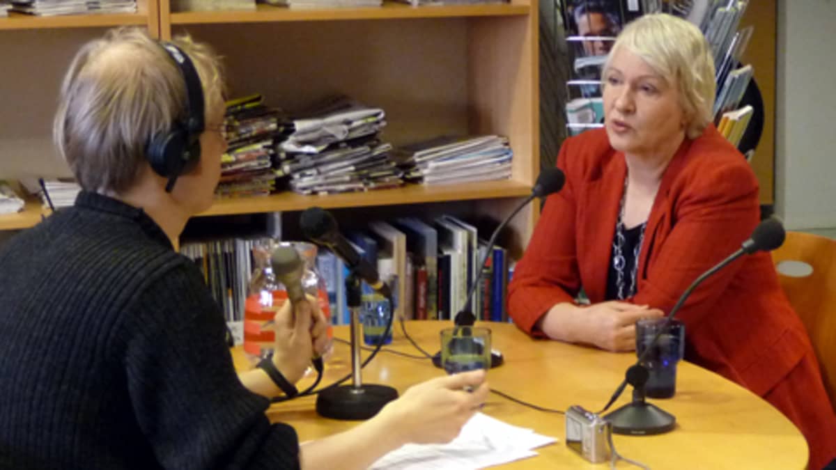 Liisa Hyssälä Turun Radion haastattelussa.