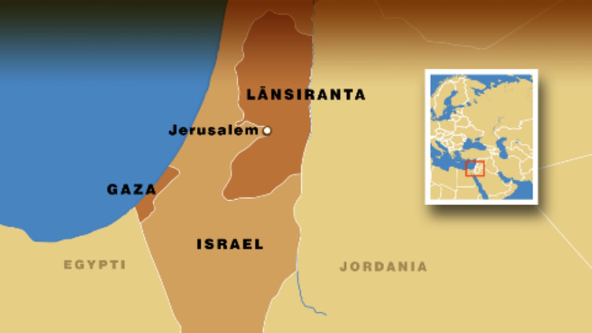 Israel eristää Länsirannan | Yle Uutiset