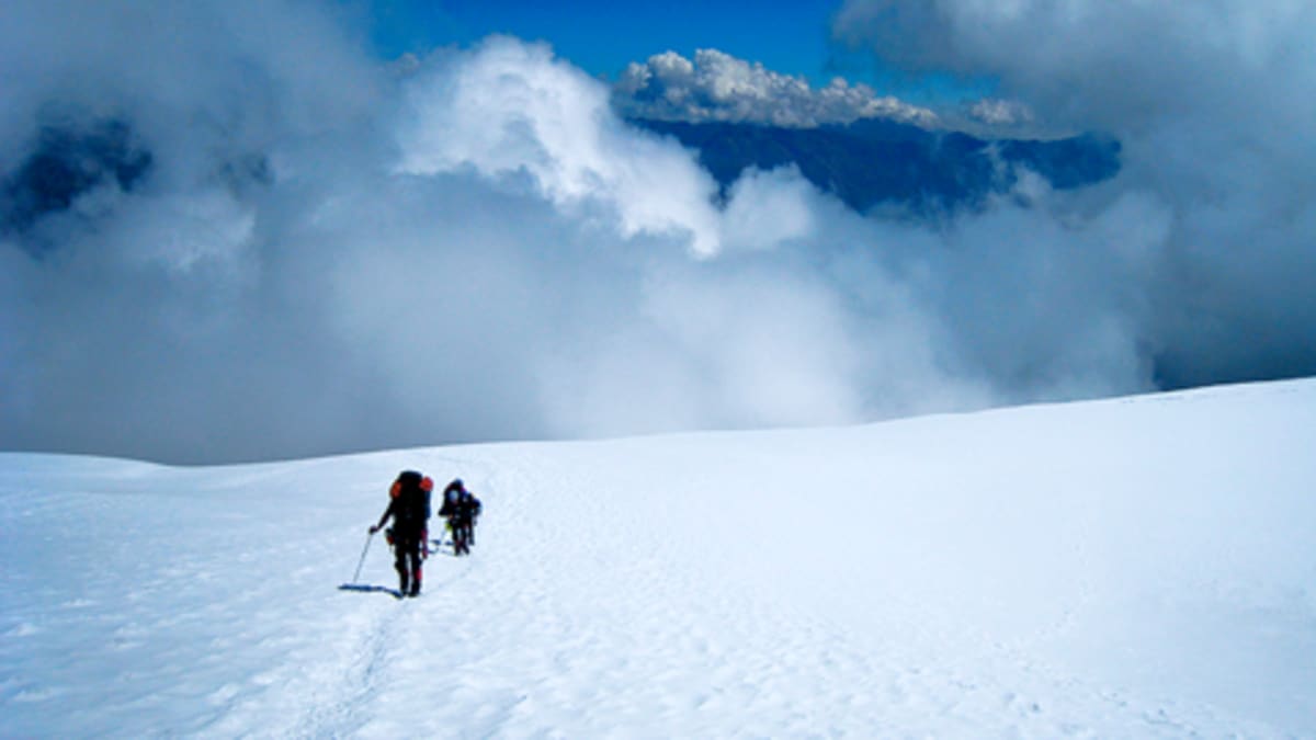 Vuorikiipeilijöitä Perussa.