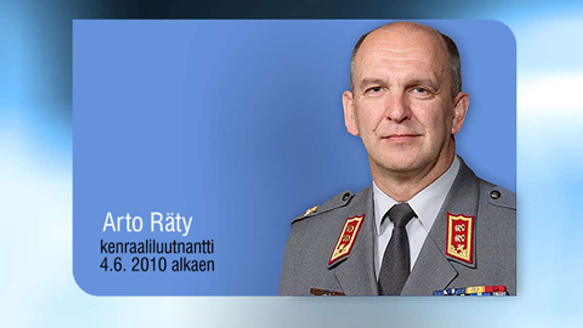 Arto Räty ylennetty kenraaliluutnantiksi | Yle Uutiset