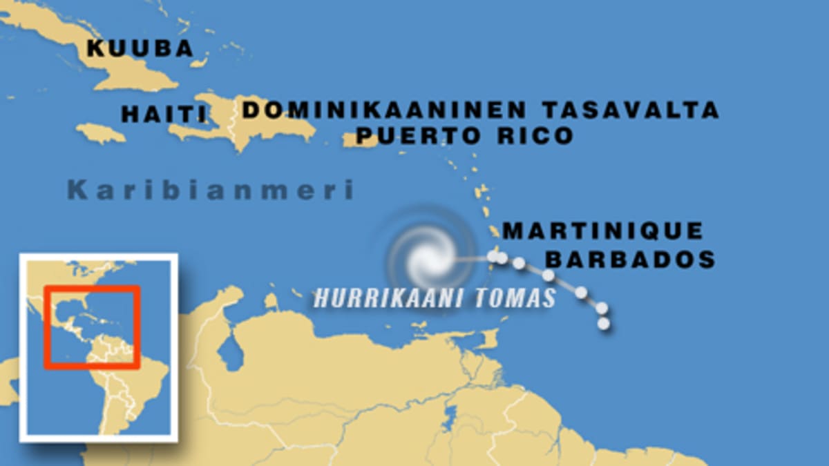 Hurrikaani riehui Karibian pikkuvaltioissa ja liikkuu Haitin suuntaan | Yle  Uutiset