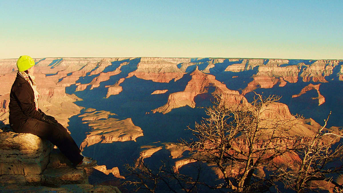 Grand Canyonin reunalla kelpasi hetken hengähtää...