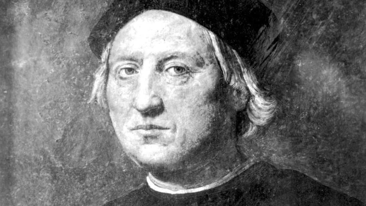 Rodolfo Ghirlandaian maalaus Kristoffer Kolumbuksesta.