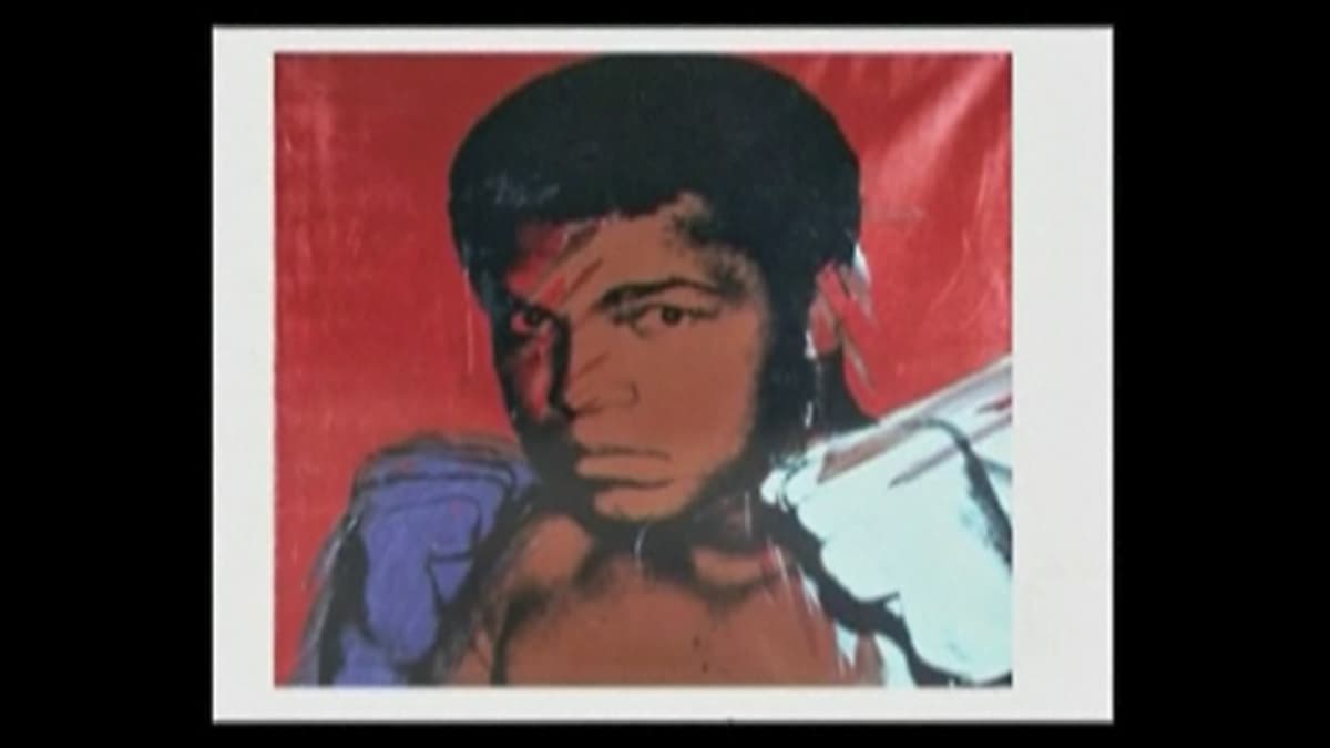 Andy Warholin maalaus Muhammad Alista.