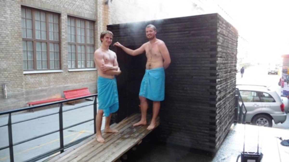 Helsingin uusin yleinen sauna lämpiää Kaapelitehtaalla | Yle Uutiset