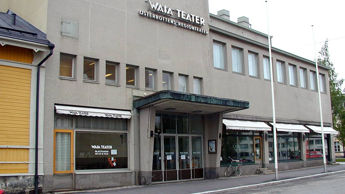 Ulkokuva Wasa Teaterin talosta.