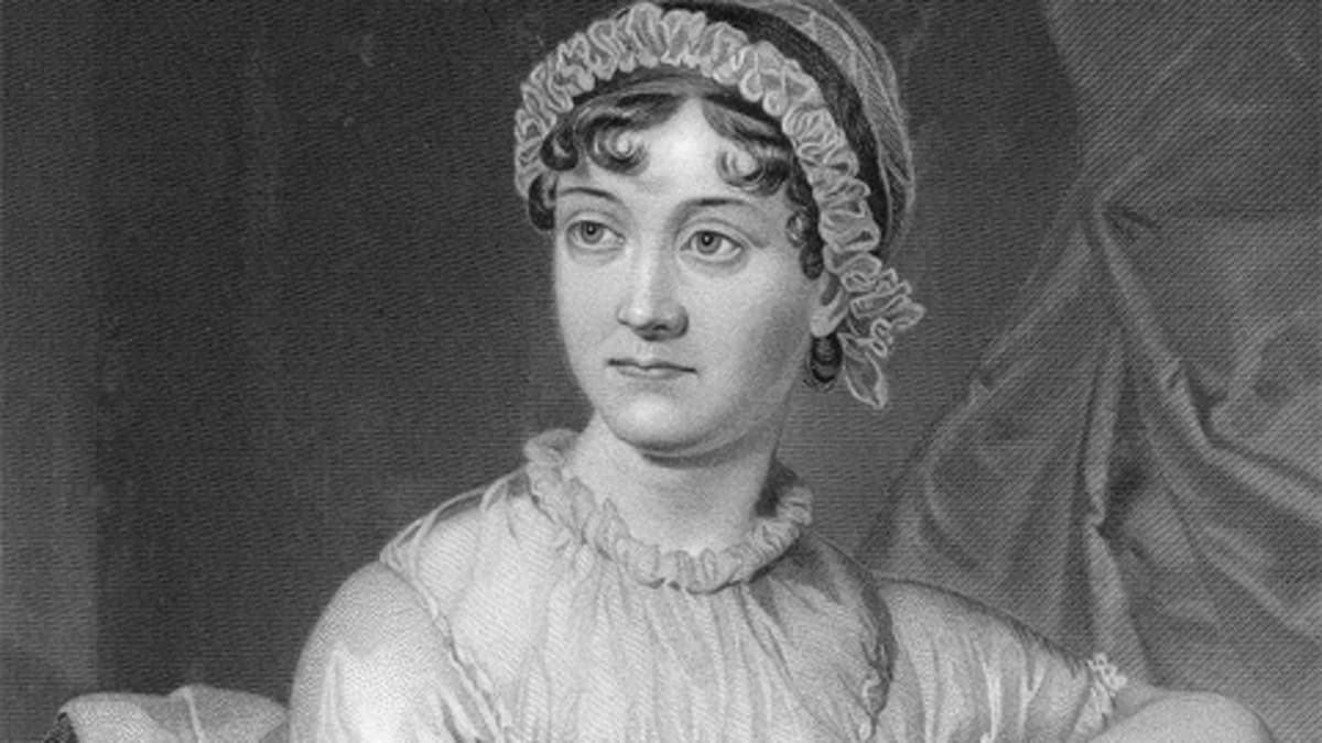 Kaiverrettu Jane Austenin muotokuva
