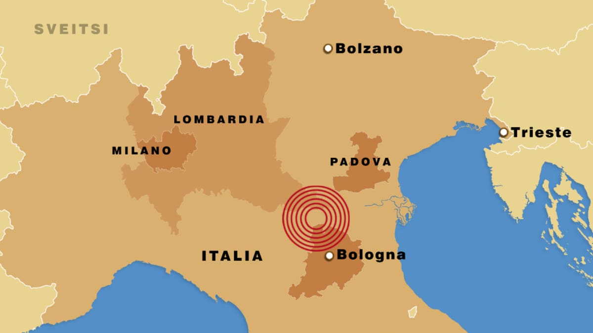 Ylen toimittaja: Italian maanjäristys tuntui satojen kilometrien päässä |  Yle Uutiset