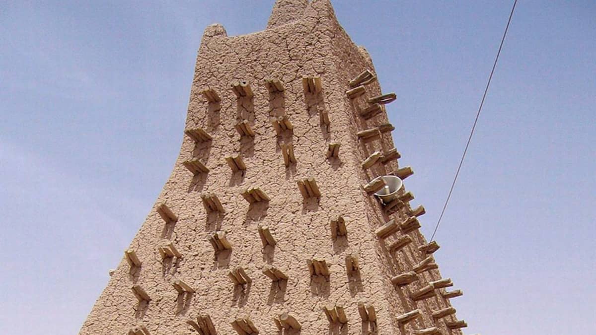 Savimoskeija Timbuktussa.