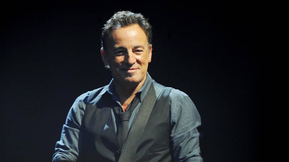 Bruce Springsteen kesäkuussa Milanossa, Italiassa.