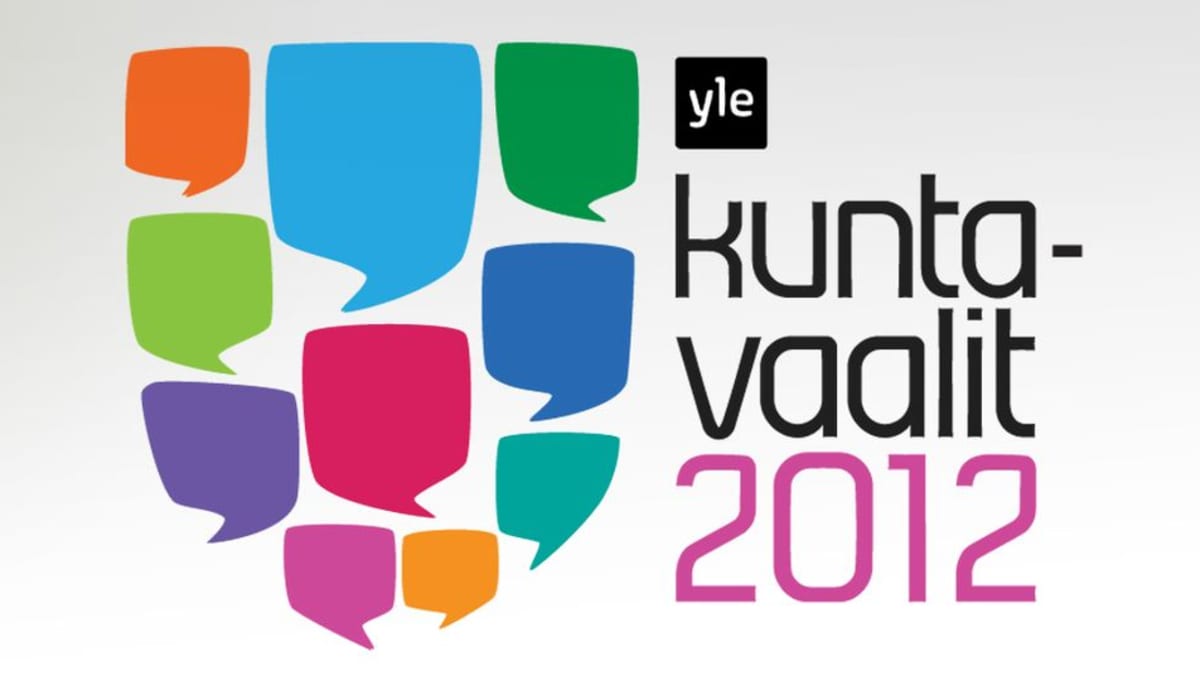 Kuntavaalit 2012 -grafiikka.