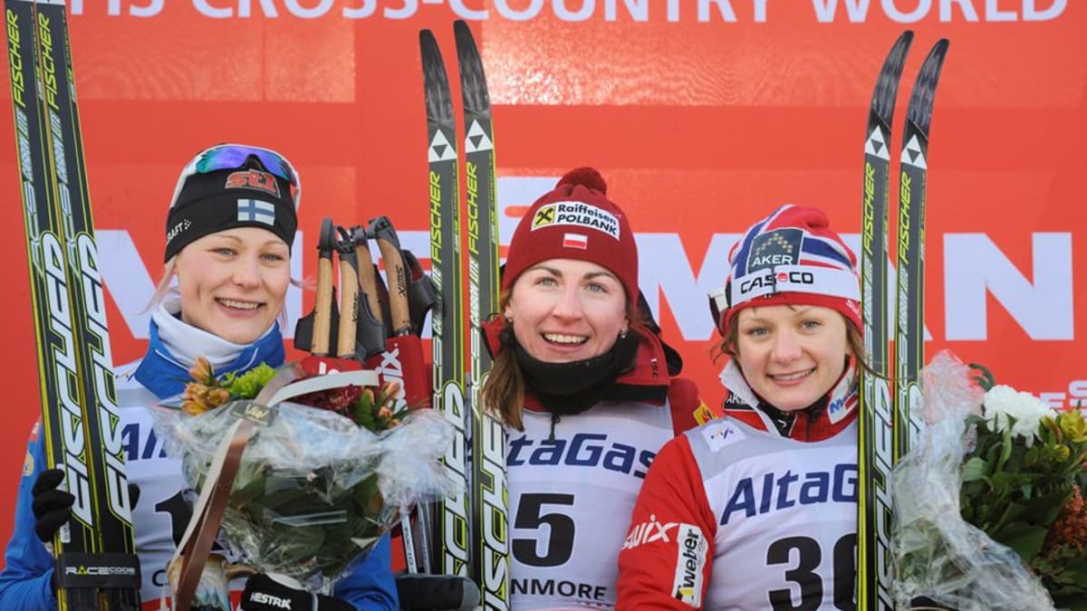 Anne Kyllönen, Justyna Kowalczyk ja Maiken Caspersen