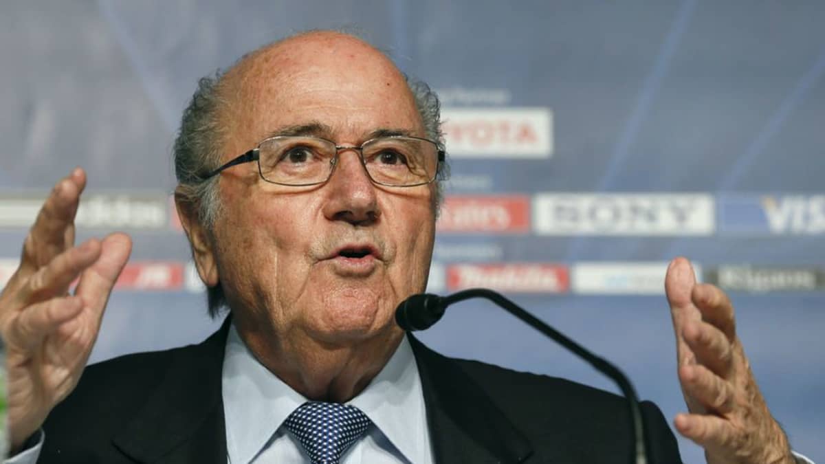 Sepp Blatter kuvassa